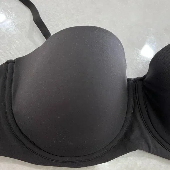 NEW SKIMS Fits Everybody Strapless Bra Onyx - Picture 5 of 8